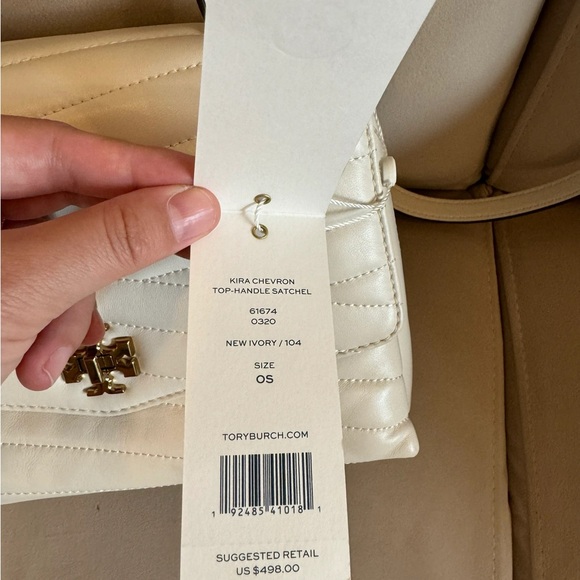 Tory Burch Kira Chevron Top Handle Bag (Brand New w Tag, Low price!) - Picture 2 of 4